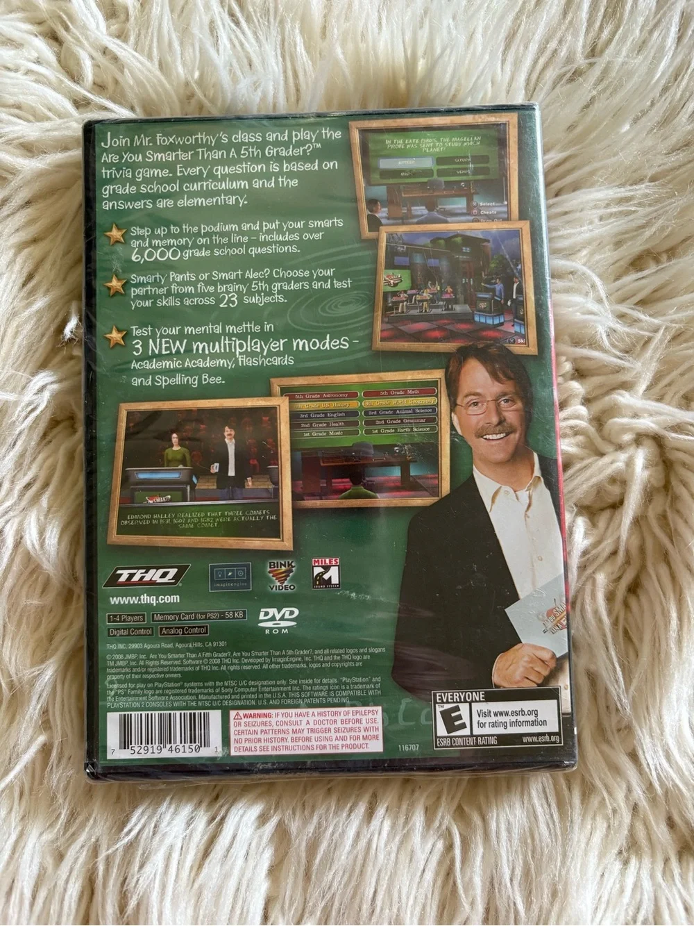 Are You Smarter Than a 5th Grader Make the Grade Sony PlayStation 2 2008 New PS2